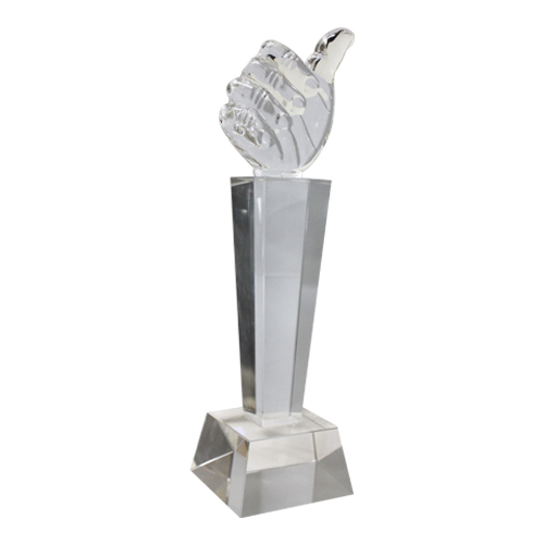 Glass Trophy - FTMI Thumbs Up