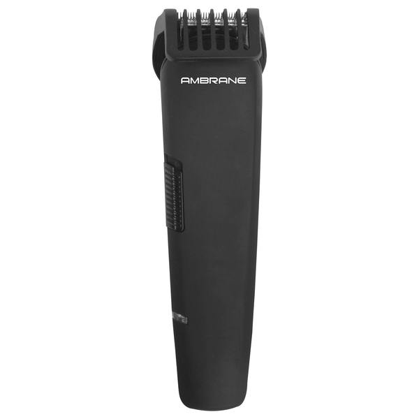 Ambrane Cruiser Mini Cordless Multi-Purpose Grooming Kit with 10 Adjustable Combs, 60 Mins Runtime and Stainless & Wasable Blades (Black)