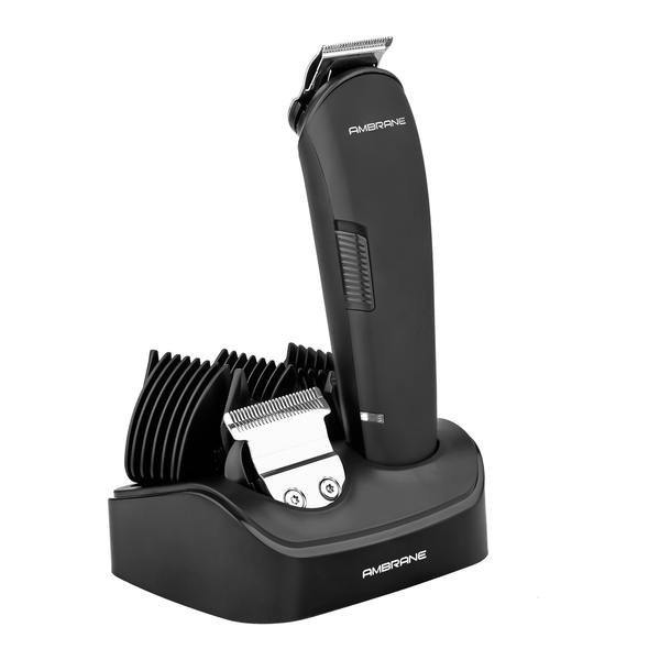 Ambrane AURA (ATR-11) Cordless Trimmer with 20 built-in length settings & Two Detachable Trimmer Combs and Rapid Charge Function (Black)