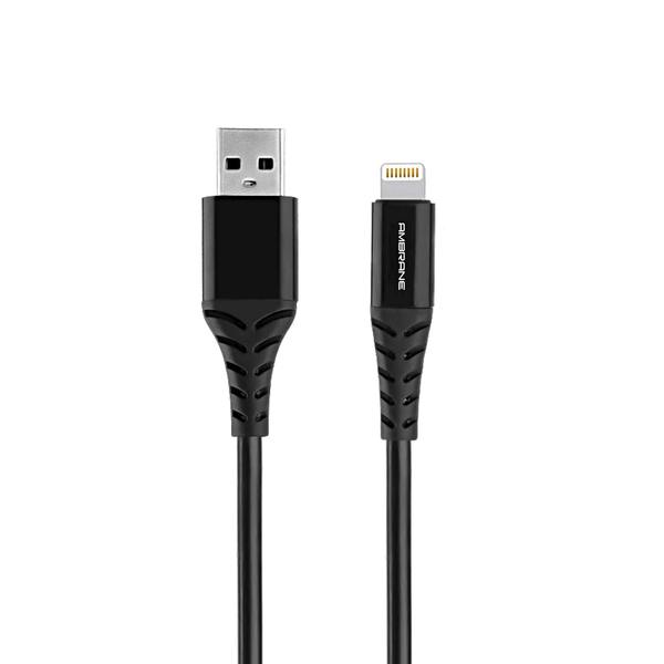 Ambrane AMC-11 MFI Certified iPhone Lightning Cable - 1 Meter (White)