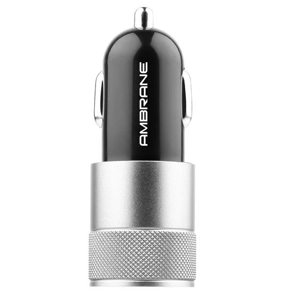 Ambrane ACC-83 Pro Car Charger with Fast Charging of 20 Watt (PD) via Type C Port (Black)