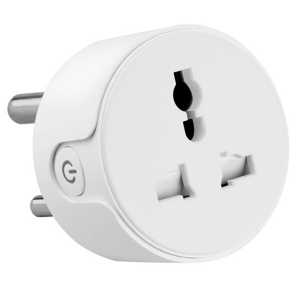 Ambrane WiFi Smart Plug 16A - Control Your Devices from Anywhere, No Hub Required, Works with Amazon Alexa and Google Assistant (ASP-16, White)