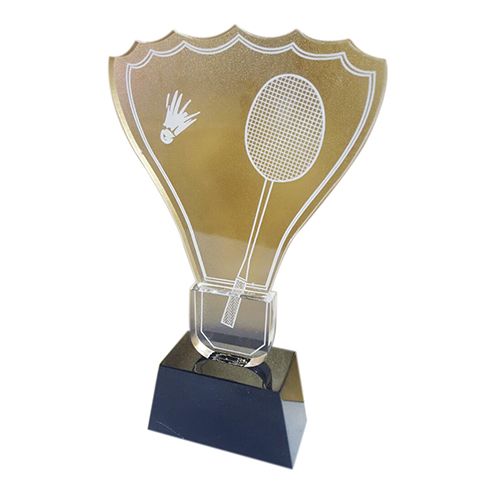 Acrylic Trophy - FTK Acrylic Badminton