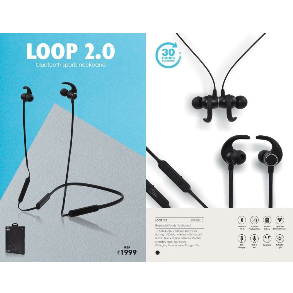 LOOP 2.0 - Bluetooth Sports Neckband